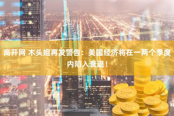 高开网 木头姐再发警告：美国经济将在一两个季度内陷入衰退！