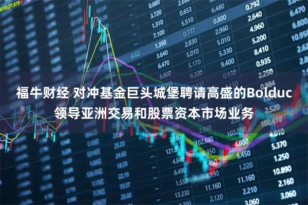 福牛财经 对冲基金巨头城堡聘请高盛的Bolduc领导亚洲交易和股票资本市场业务